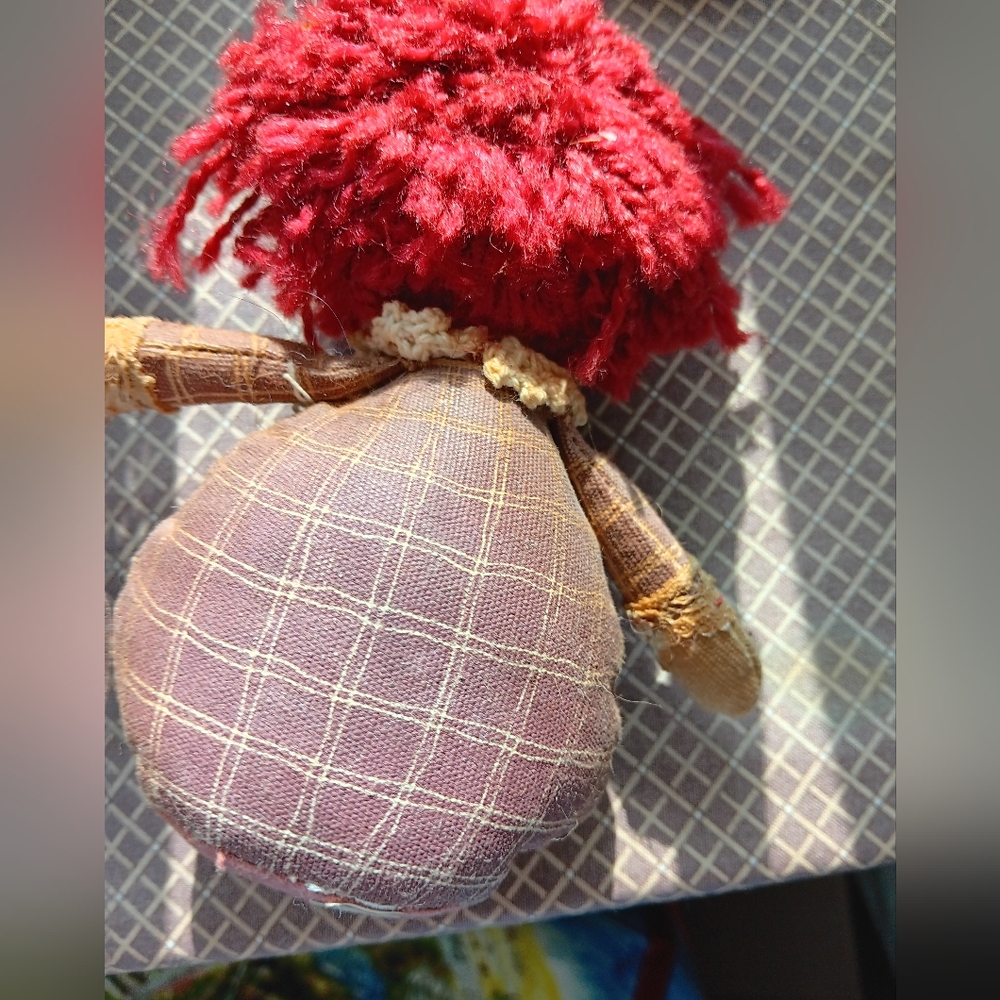 Raggedy Ann & Andy folk art weighted dolls By hallmark?? - Picture 4 of 8